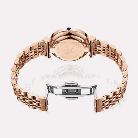 RUIMAS Fashion Women Watch Luxury Quartz Wristwatch Stainless Steel Ladies Casual Watches Dress Clock Relogio Feminino 538 - Freeyouthzbandz