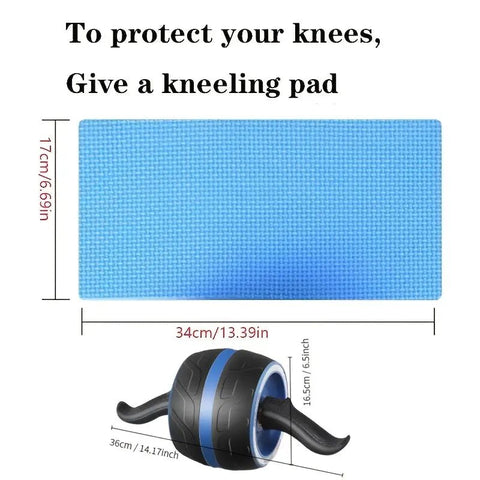 Silent Abdominal Muscle Training Roller - Automatic Rebound Ab Wheel - Freeyouthzbandz