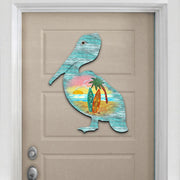 Pelican Decorative Coastal Door Decor by G. DeBrekht - Coastal Holiday Decor - 8198543H - Freeyouthzbandz