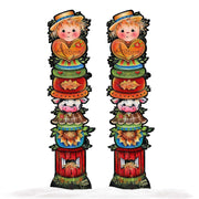 For the Love of Autumn Set of 2 Walkway Greeters Outdoor Decor by Jamie Mills - Price - Halloween Thanksgiving Decor - 8457804F - S2 - Freeyouthzbandz