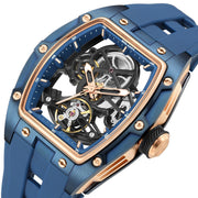 MEGIR Original Fashion Men Watches Automatic Mechanical Watch Steel Case Sport Skeleton Dial Wristwatch Waterproof Clock Reloj Hombre 2242 - Freeyouthzbandz