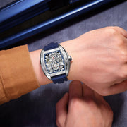 MEGIR Original Luxury Sport Watch for Men Silicone Band Automatic Mechanical Movement WristWatches Luminous Clock Reloj Hombre 8601 - Freeyouthzbandz