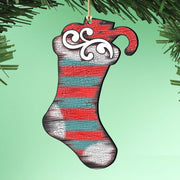 Blue Stocking Wooden Ornaments Christmas by G. DeBrekht - Christmas Decor - 8198802 - 2 - Freeyouthzbandz