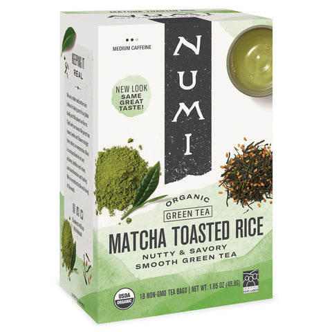 Numi Tea Toasted Rice Green Tea (6x16 Bag) - Freeyouthzbandz