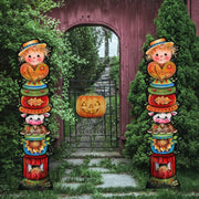 For the Love of Autumn Set of 2 Walkway Greeters Outdoor Decor by Jamie Mills - Price - Halloween Thanksgiving Decor - 8457804F - S2 - Freeyouthzbandz