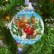 Winter Wonderland Glass Ornament by G. DeBrekht - Christmas Décor - 73372 - Freeyouthzbandz