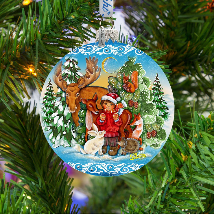 Winter Wonderland Glass Ornament by G. DeBrekht - Christmas Décor - 73372 - Freeyouthzbandz