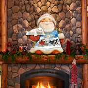 Northern Light Santa Holiday Door Decor by G. DeBrekht - Christmas Decor - 8151844H - Freeyouthzbandz