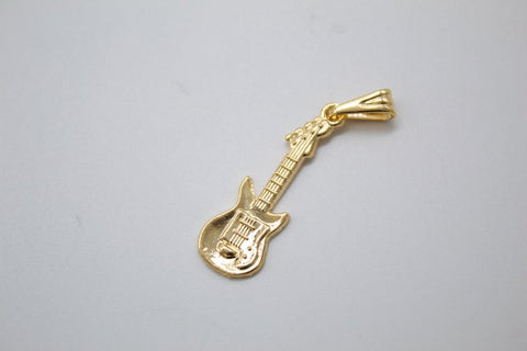 18K Gold Filled Bass Electric Guitar - Freeyouthzbandz