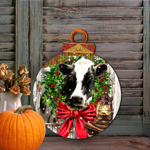 Christmas on the Farm Door Decor by D. Gelsinger - Christmas Decor - 8021128H - DG - Freeyouthzbandz