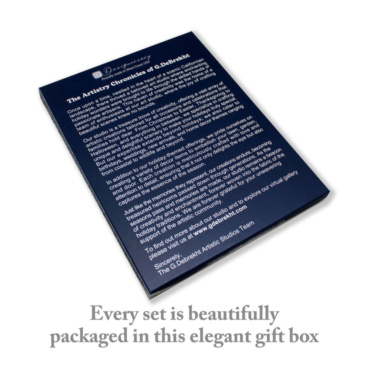 Traveling Santa Wooden Ornaments Set of 3 by G. DeBrekht - Christmas Santa Snowman Décor - 8100001S3 - Freeyouthzbandz