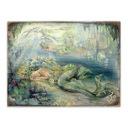 Dreams of Atlantis Fantasy Wooden Wall Art by Josephine Wall - Fantasy Décor - 852114 - JW - Freeyouthzbandz