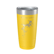 Beaver Lake Map Tumbler Travel Mug Insulated Laser Engraved Coffee Cup Arkansas 20 oz - Freeyouthzbandz