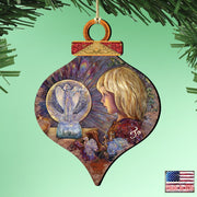 Fairy Wooden Ornaments by Josephine Wall - Christmas Decor - 845619 - JW - Freeyouthzbandz