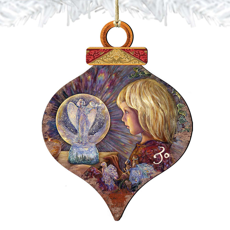 Fairy Wooden Ornaments by Josephine Wall - Christmas Decor - 845619 - JW - Freeyouthzbandz