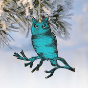 Rustic Owl Wooden Ornaments by Nature Wonders - Wildlife Holiday Decor - 8198218 - Freeyouthzbandz