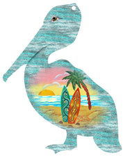 Pelican Decorative Coastal Door Decor by G. DeBrekht - Coastal Holiday Decor - 8198543H - Freeyouthzbandz