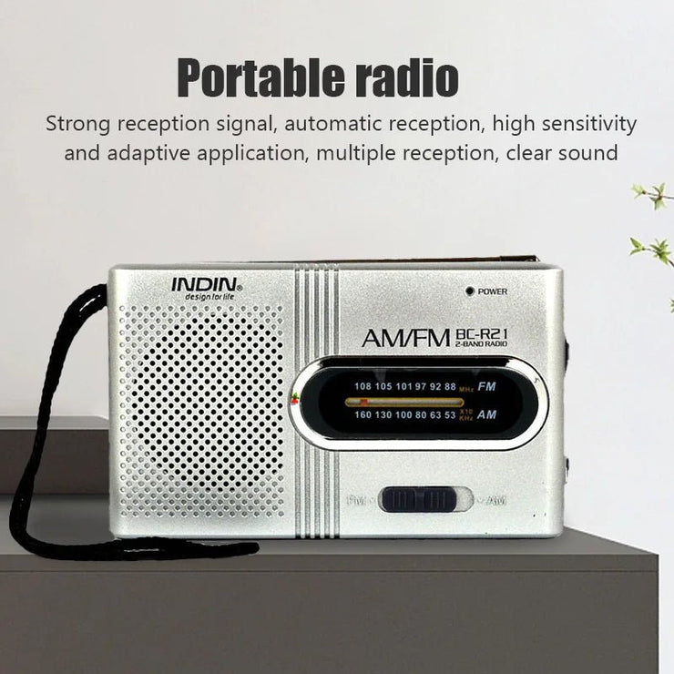 BC - R21 Mini AM/FM Portable Radio - Freeyouthzbandz