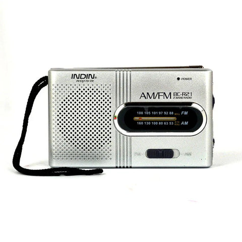 BC - R21 Mini AM/FM Portable Radio - Freeyouthzbandz