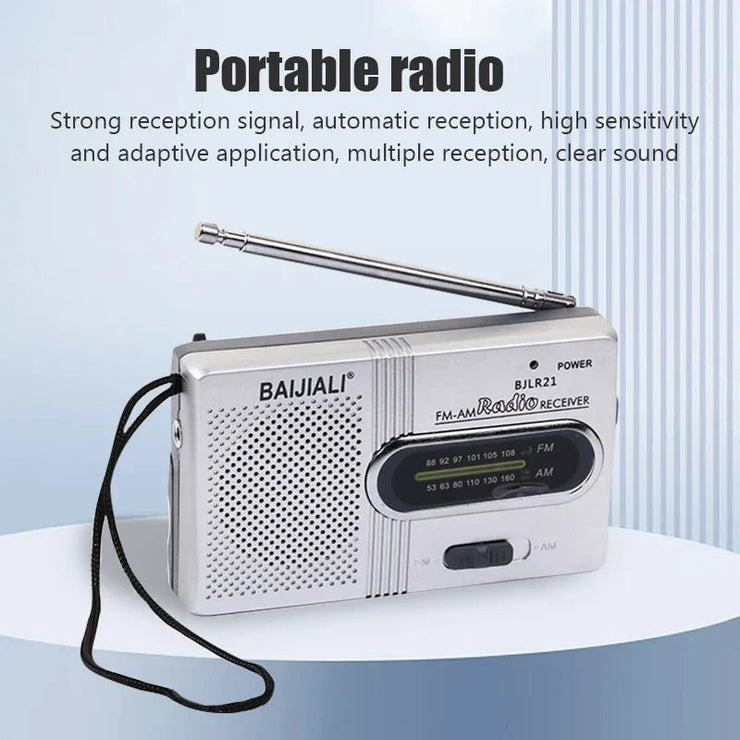 BC - R21 Mini AM/FM Portable Radio - Freeyouthzbandz