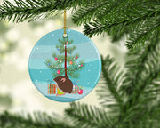 Baby Mouse Merry Christmas Ceramic Ornament - Freeyouthzbandz