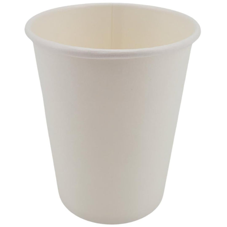 Morning Dew - 8oz Hot Paper Cups - White - 20 x 50 count - Freeyouthzbandz
