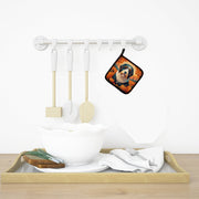 Bearded Collie Fall Pair of Pot Holders - Freeyouthzbandz