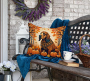 Bloodhound Fall Throw Pillow - Freeyouthzbandz