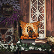 Bloodhound Fall Throw Pillow - Freeyouthzbandz