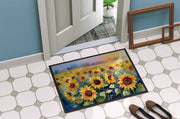 Sunflowers in Watercolor Doormat - Freeyouthzbandz