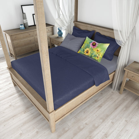 Kentucky Goldenrod in Watercolor Standard Pillowcase - Freeyouthzbandz