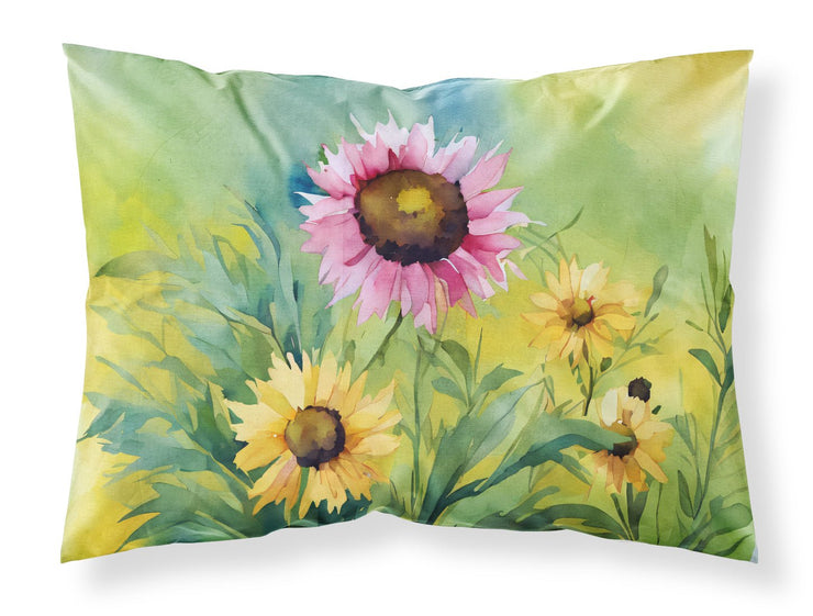 Kentucky Goldenrod in Watercolor Standard Pillowcase - Freeyouthzbandz