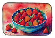 Colorful Strawberries Dish Drying Mat - Freeyouthzbandz