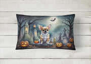 Chihuahua Spooky Halloween Throw Pillow - Freeyouthzbandz