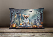 Chihuahua Spooky Halloween Throw Pillow - Freeyouthzbandz