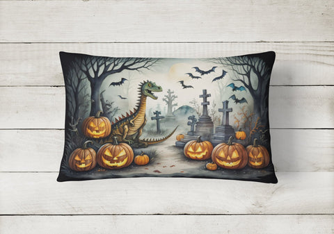 Dinosaurs Spooky Halloween Throw Pillow - Freeyouthzbandz