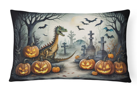 Dinosaurs Spooky Halloween Throw Pillow - Freeyouthzbandz
