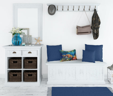 Loggerhead Sea Turtle Throw Pillow - Freeyouthzbandz