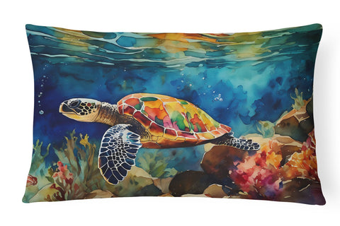 Loggerhead Sea Turtle Throw Pillow - Freeyouthzbandz