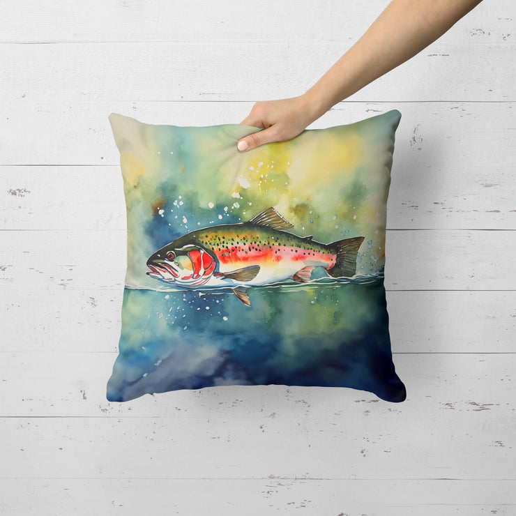 Trout Throw Pillow - Freeyouthzbandz