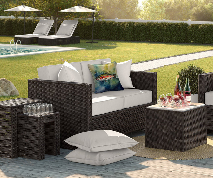 Trout Throw Pillow - Freeyouthzbandz