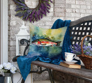 Trout Throw Pillow - Freeyouthzbandz