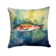 Trout Throw Pillow - Freeyouthzbandz