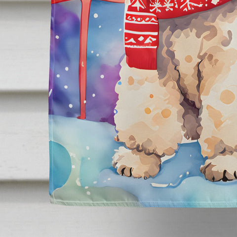 Poodle Christmas House Flag - Freeyouthzbandz