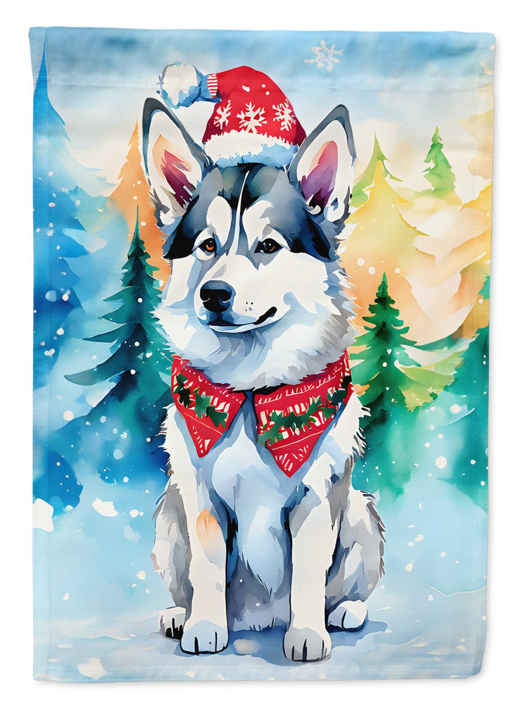 Siberian Husky Christmas House Flag - Freeyouthzbandz