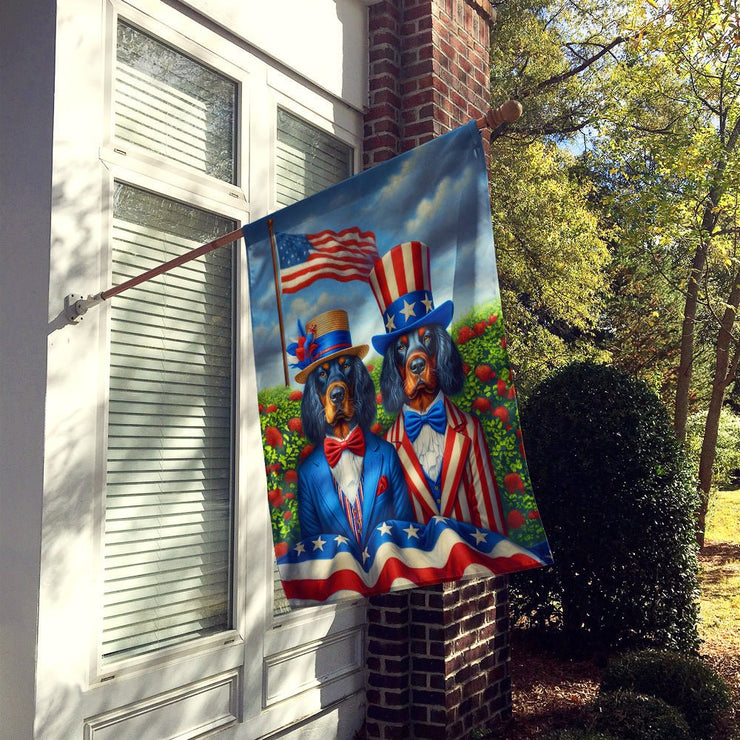 All American Gordon Setter House Flag - Freeyouthzbandz