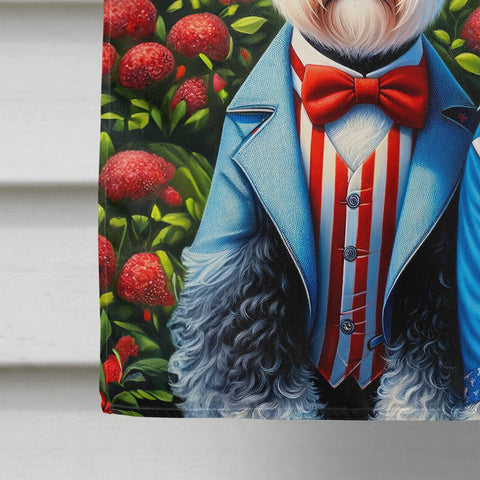 All American Schnauzer House Flag - Freeyouthzbandz