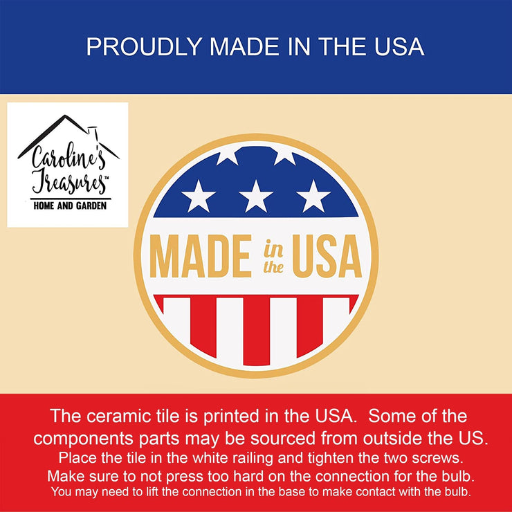 Dogue de Bordeaux King of Mardi Gras Ceramic Night Light - Freeyouthzbandz