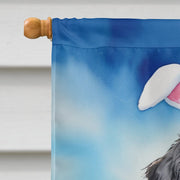 Bernese Mountain Dog Easter Egg Hunt House Flag - Freeyouthzbandz