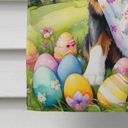 Bernese Mountain Dog Easter Egg Hunt House Flag - Freeyouthzbandz
